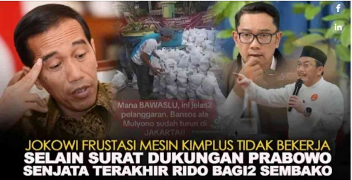 Jokowi Frustrasi KIM